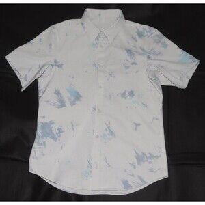 Lululemon One Thing At A Time Men's Short Sleeve Button Front Shirt  Size Medium